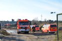 LKW umgestuerzt Kieswerk Harry Kloepferstr Im Feldrain P16